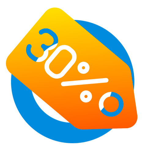 Скидка до 30%